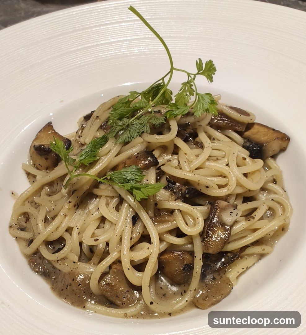 Mushroom Spaghetti