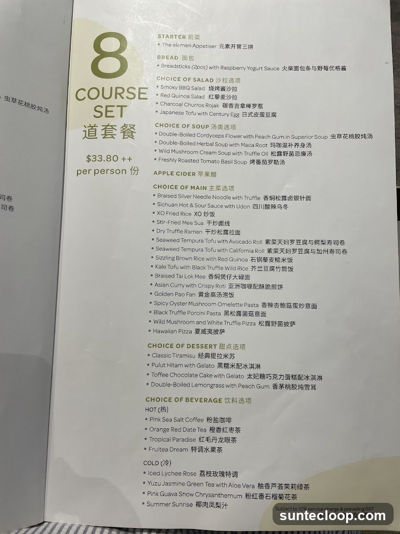 8 COURSE SET