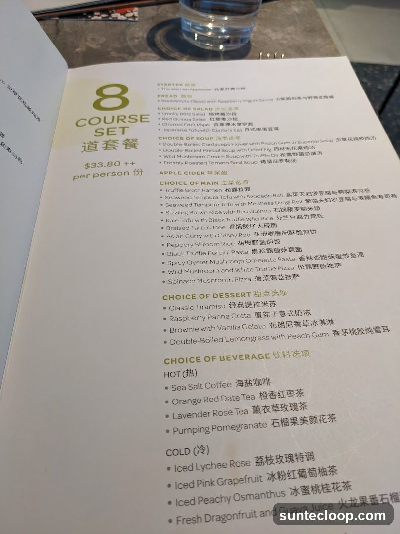 8 COURSE SET