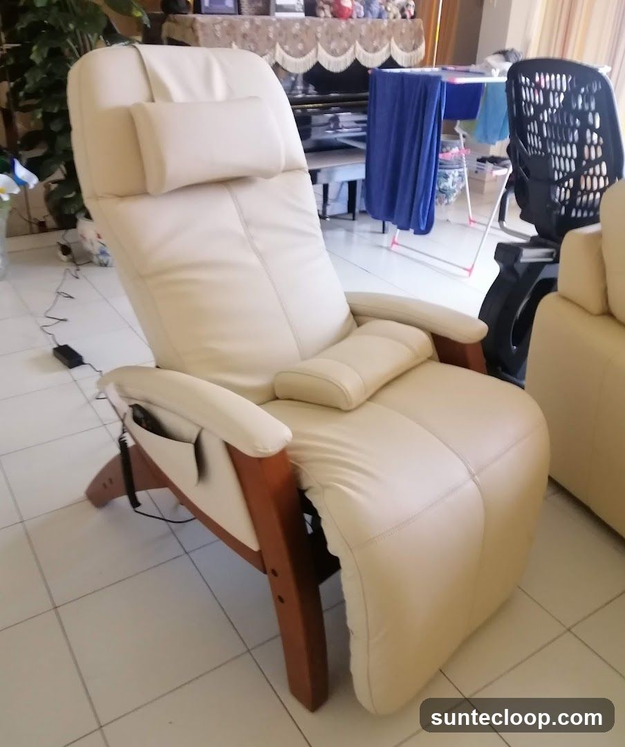 Cream Recliner Chair