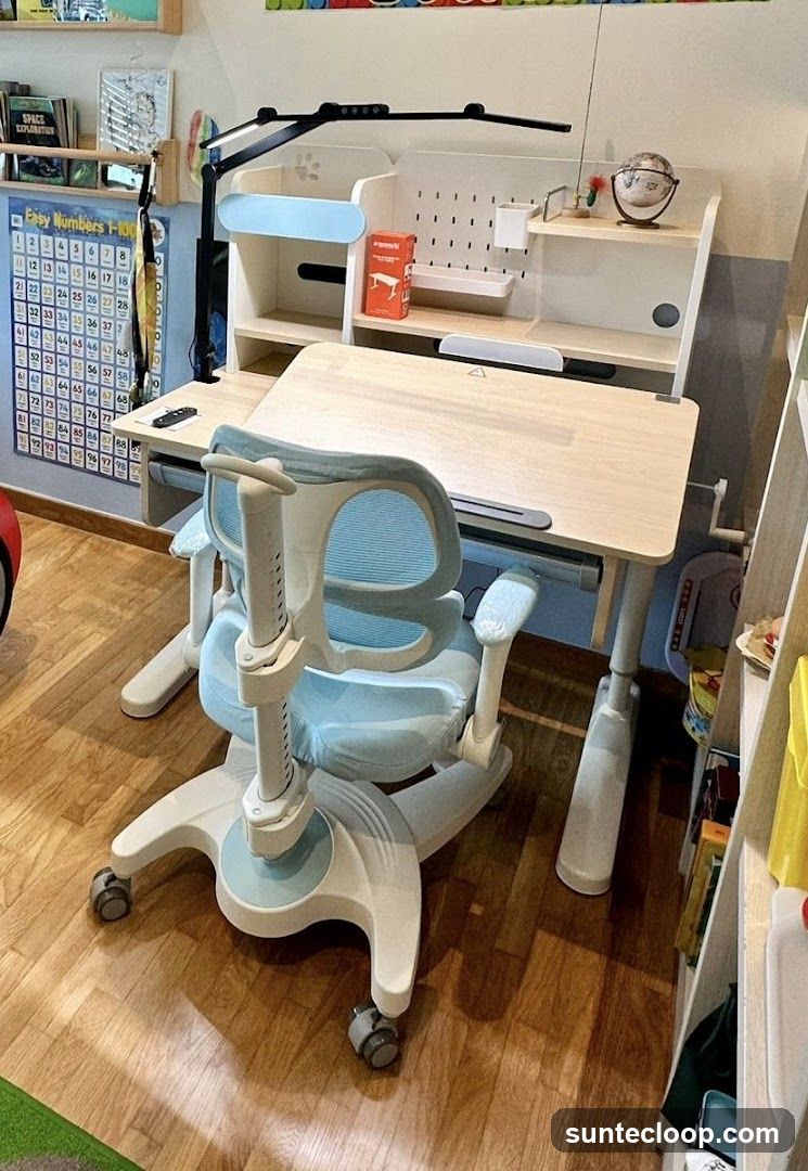 Adjustable Desk and Chair