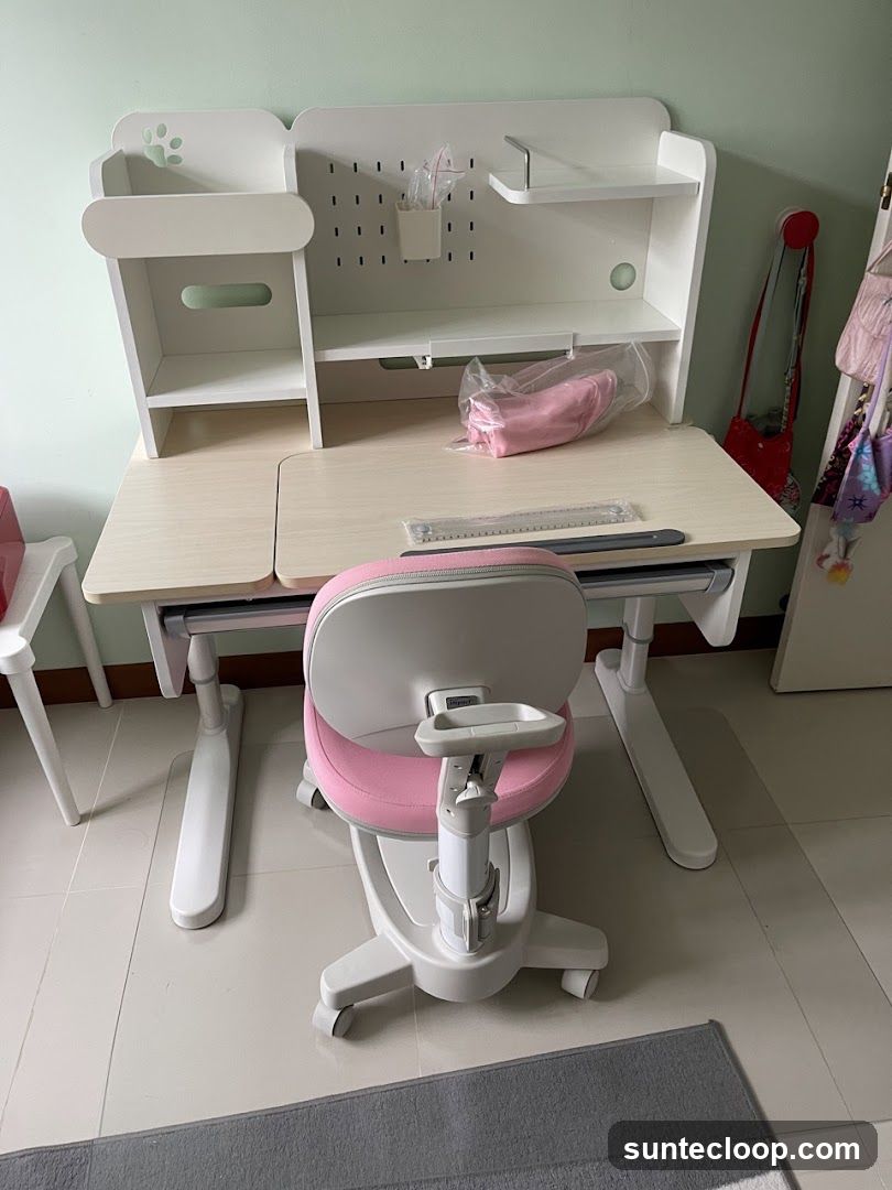 Adjustable Children's Desk and Chair