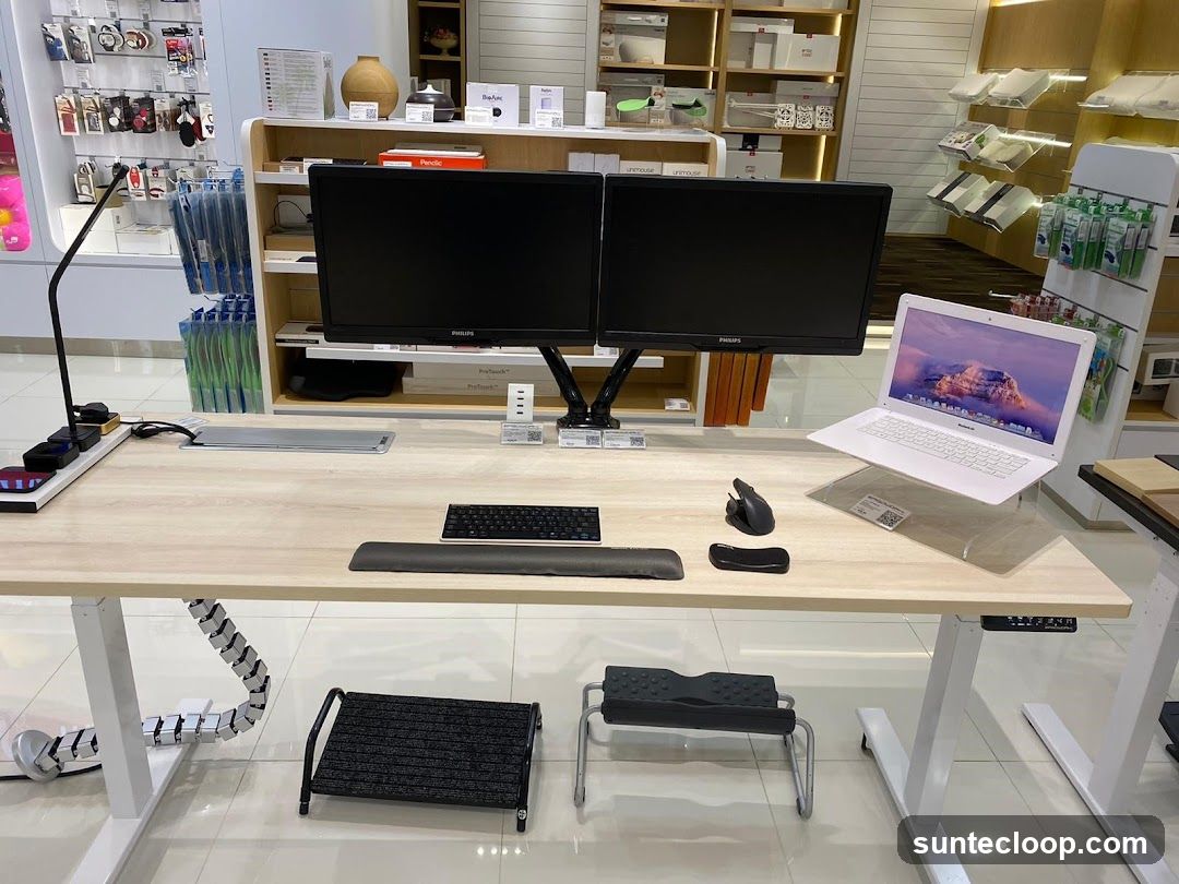 Ergonomic Workstation Display