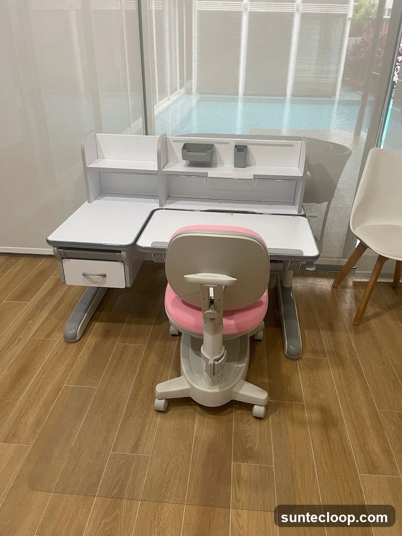 Adjustable Desk and Chair