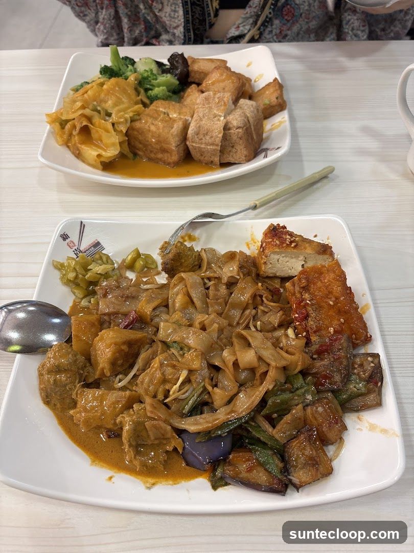 Curry Noodles and Tofu