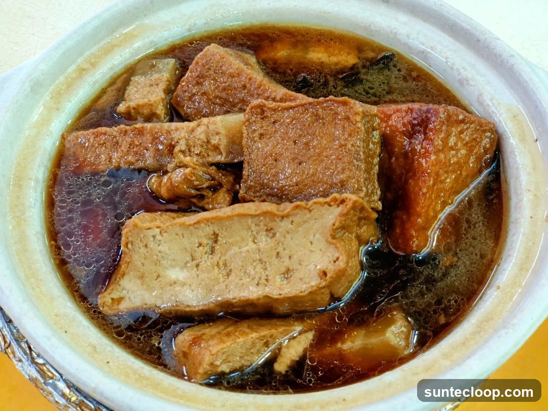 Braised Tofu and Pork Belly