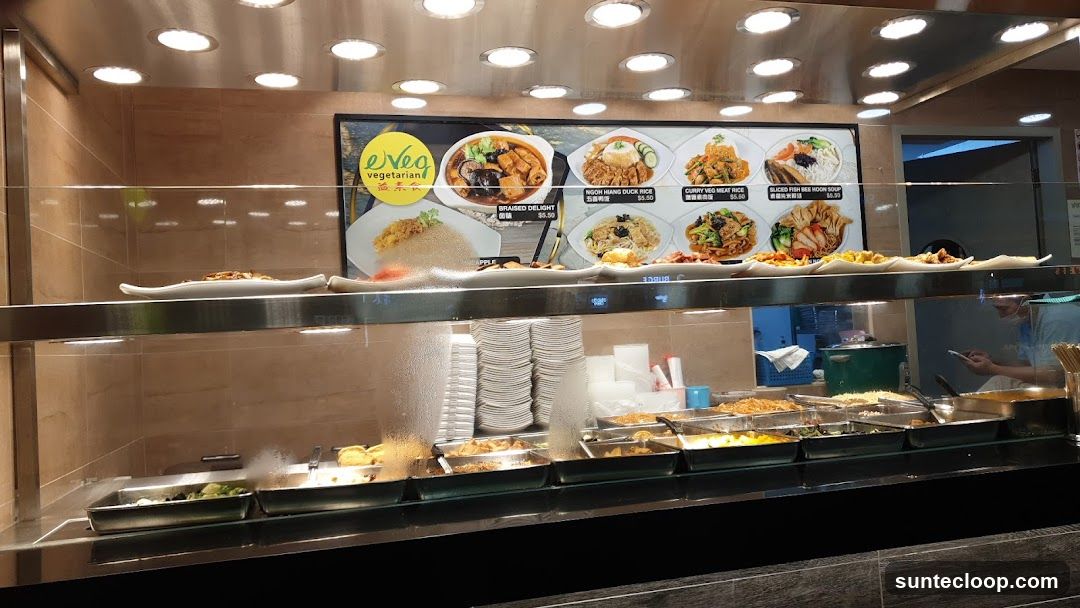 Vegetarian Food Display