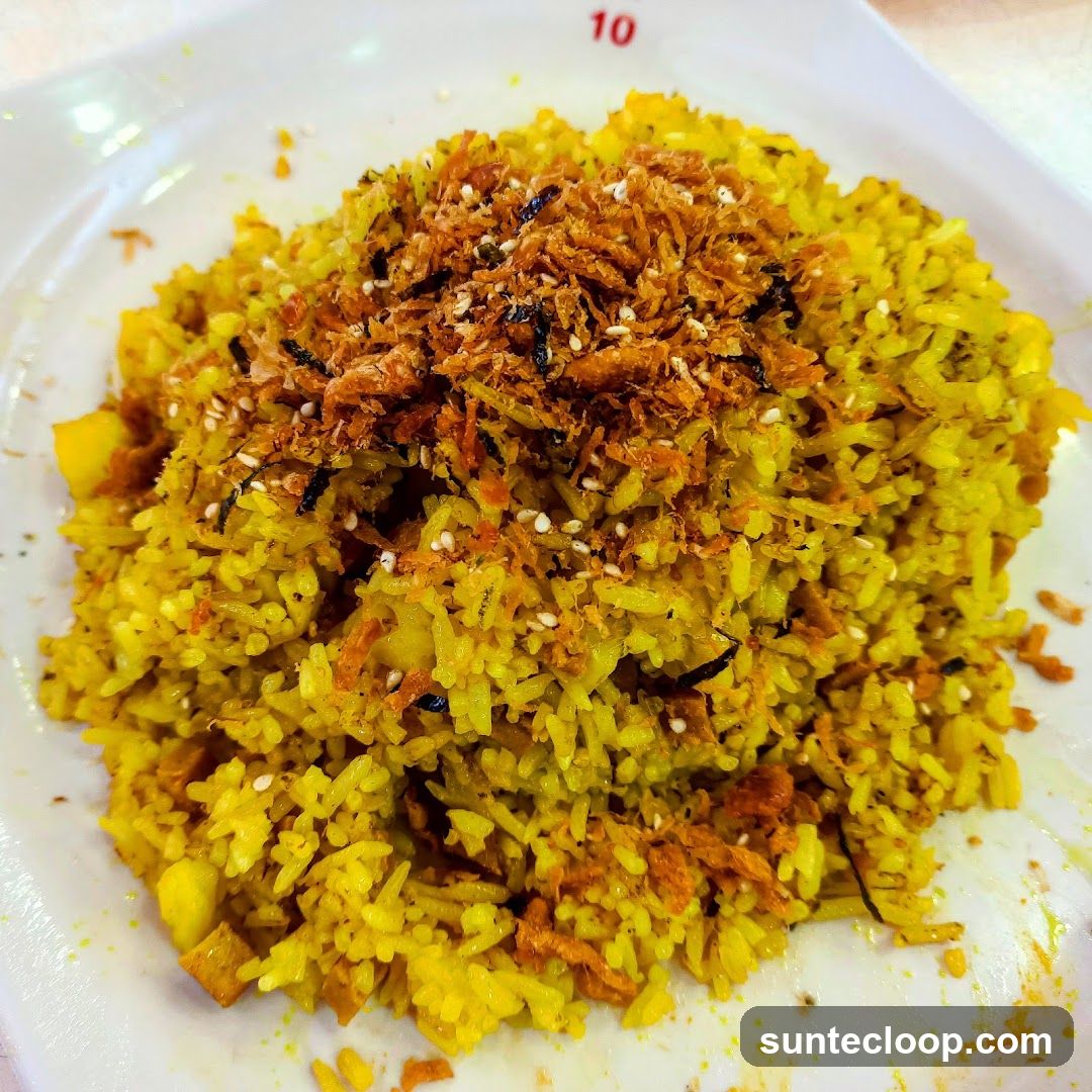 Yellow Rice Dish