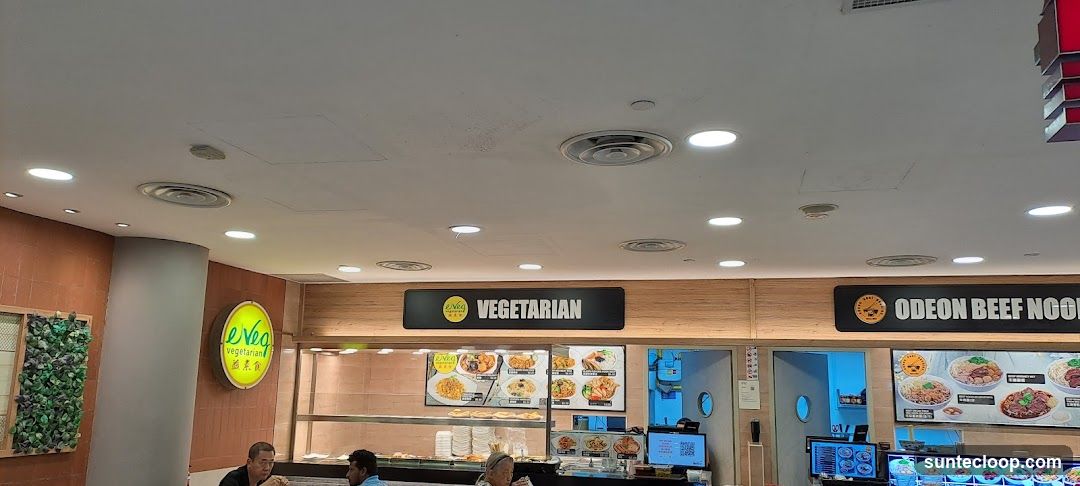 Food stalls in a mall