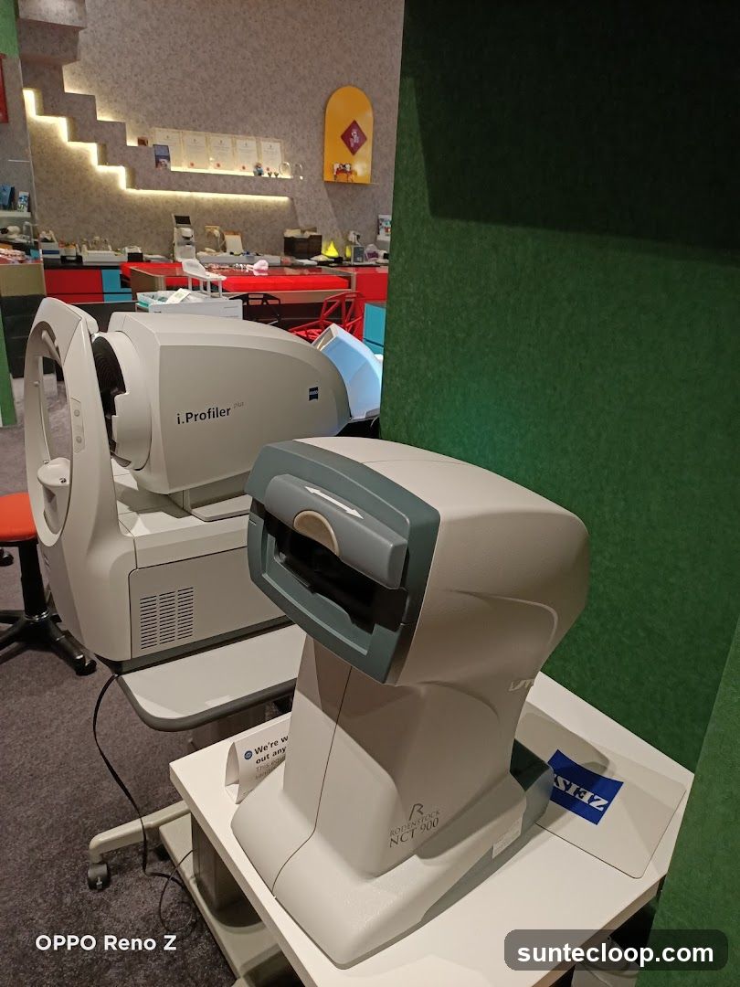 Eye examination equipment