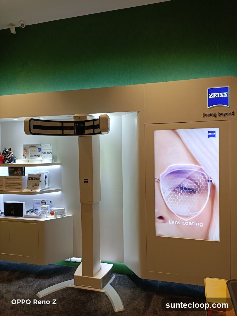 Zeiss Lens Coating Display