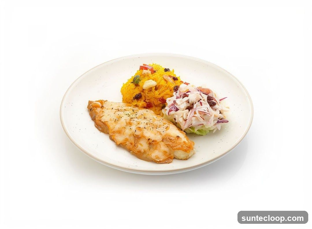 Fish with Rice and Salad
