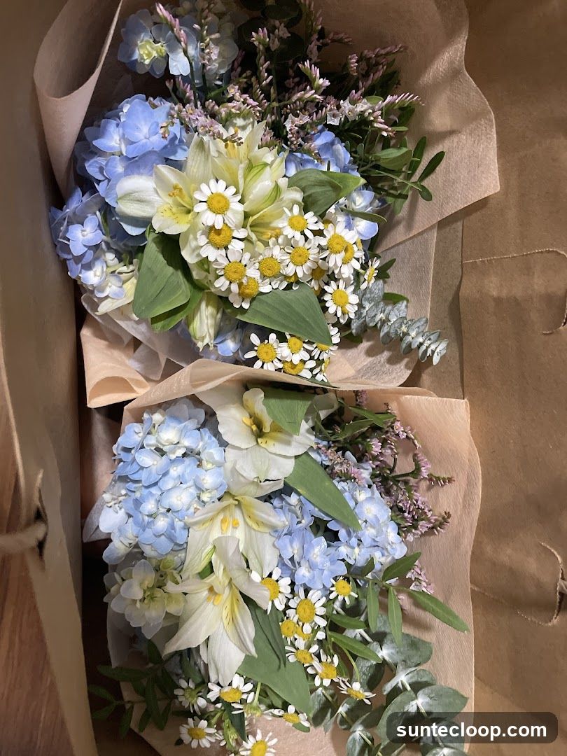 Two Bouquets of Flowers