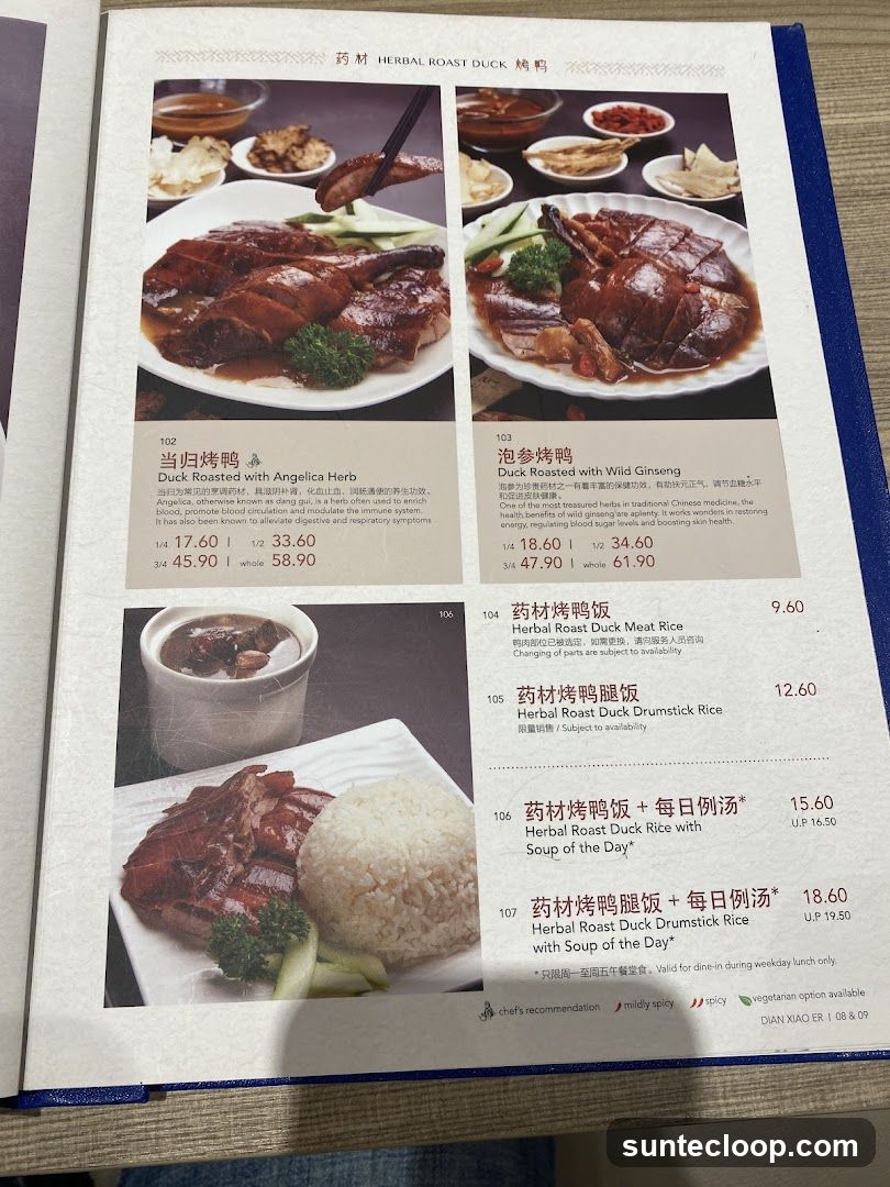 HERBAL ROAST DUCK