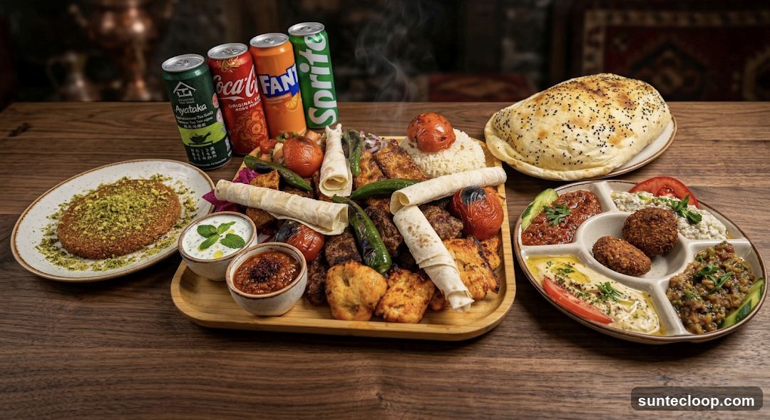 Assortment of Middle Eastern Dishes
