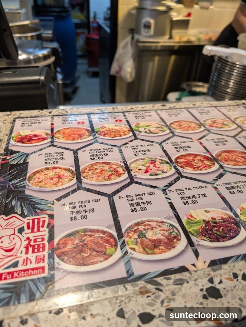 Fu Kitchen Menu