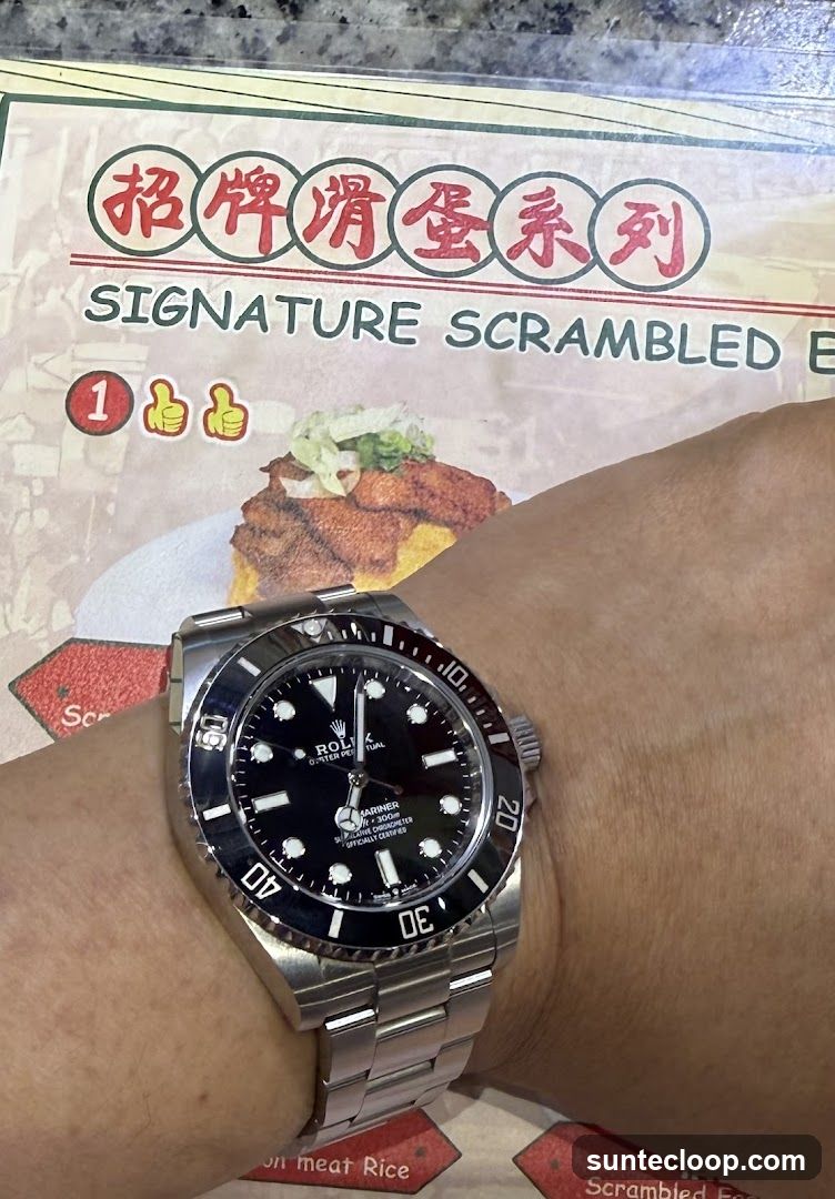 Menu with Watch