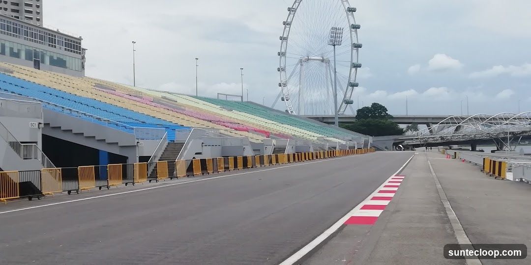 Grandstand Seating and Race Track