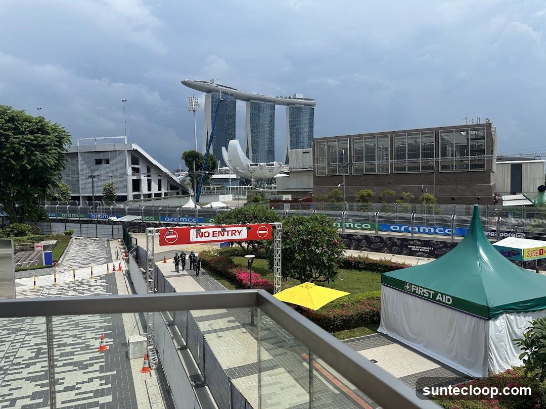 Formula 1 Race Track Area