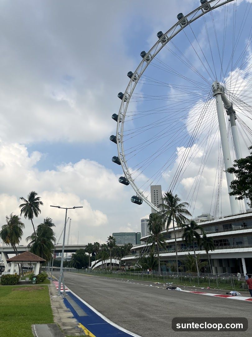 Singapore Flyer and Marina Bay Sands