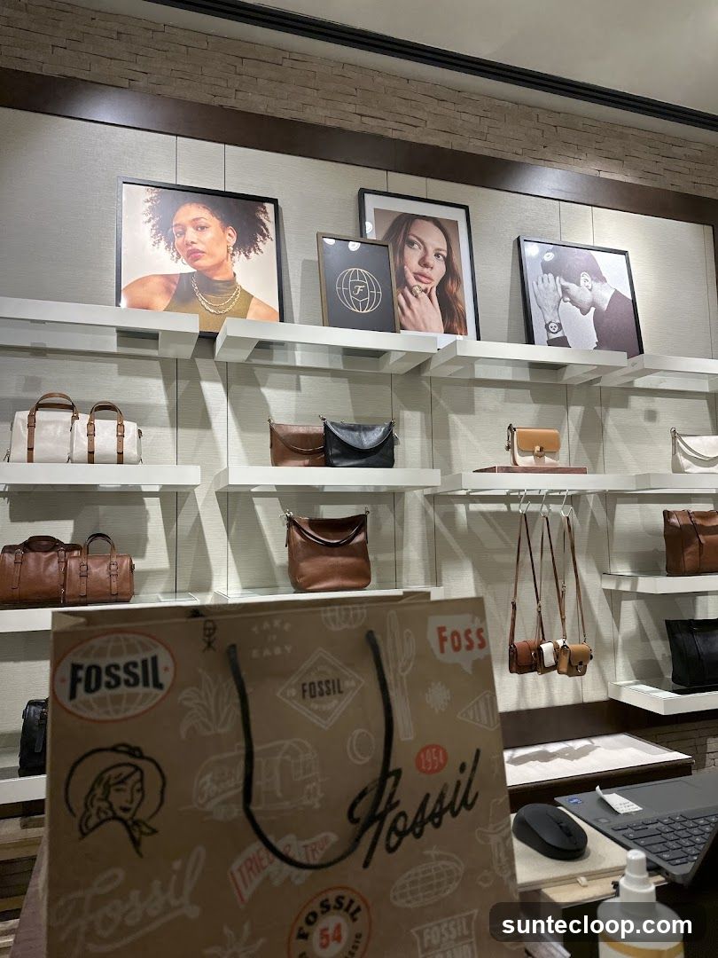Fossil Store Display