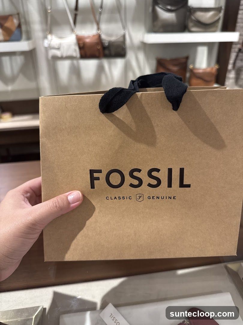 Fossil Shopping Bag