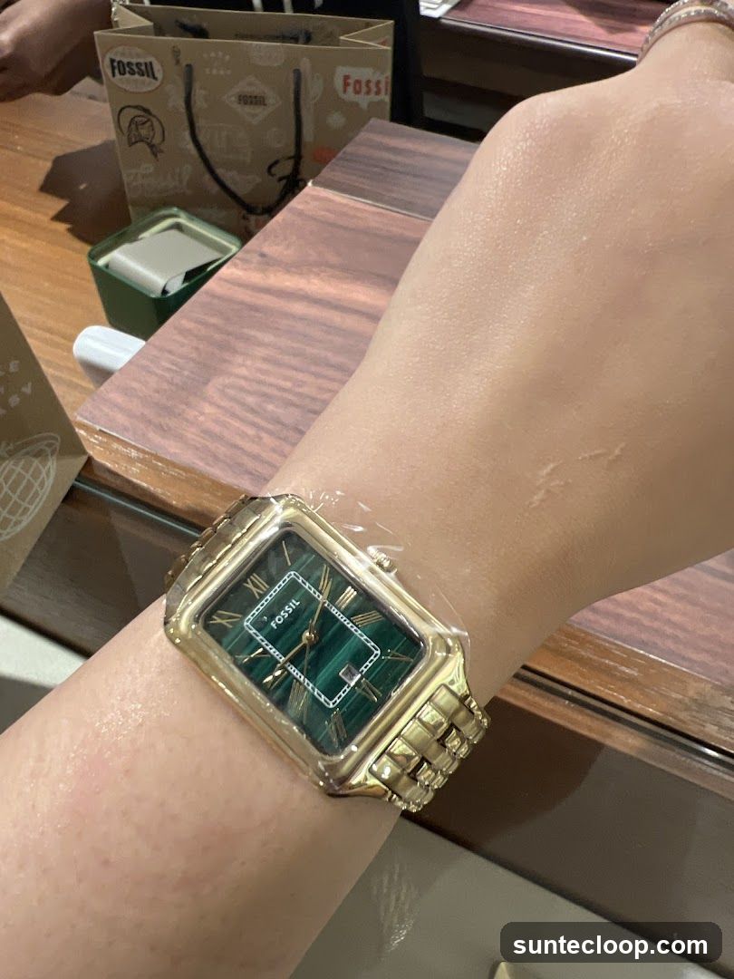Fossil Watch on Wrist