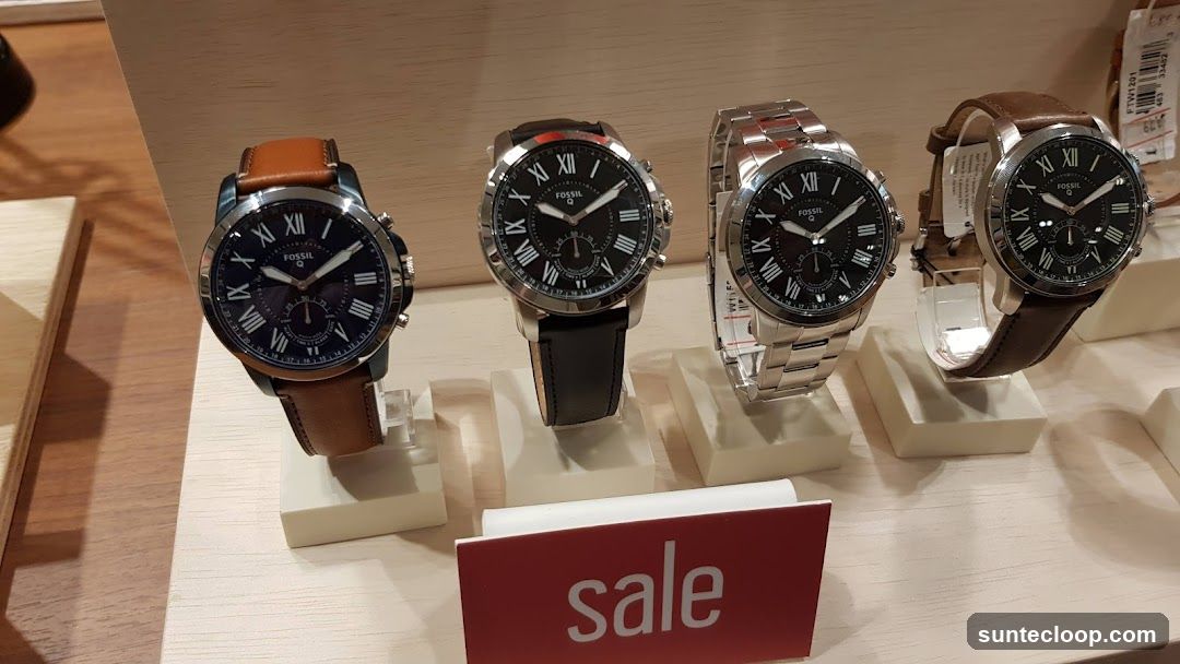 Fossil Watches on Display