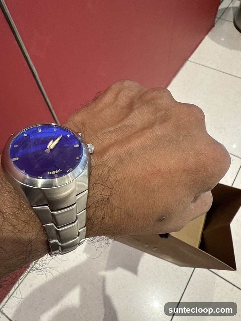 Fossil Watch on Wrist