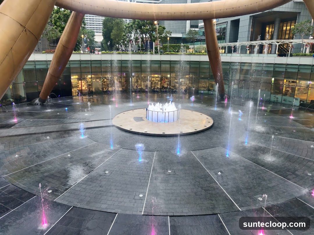 Outdoor Fountain Plaza