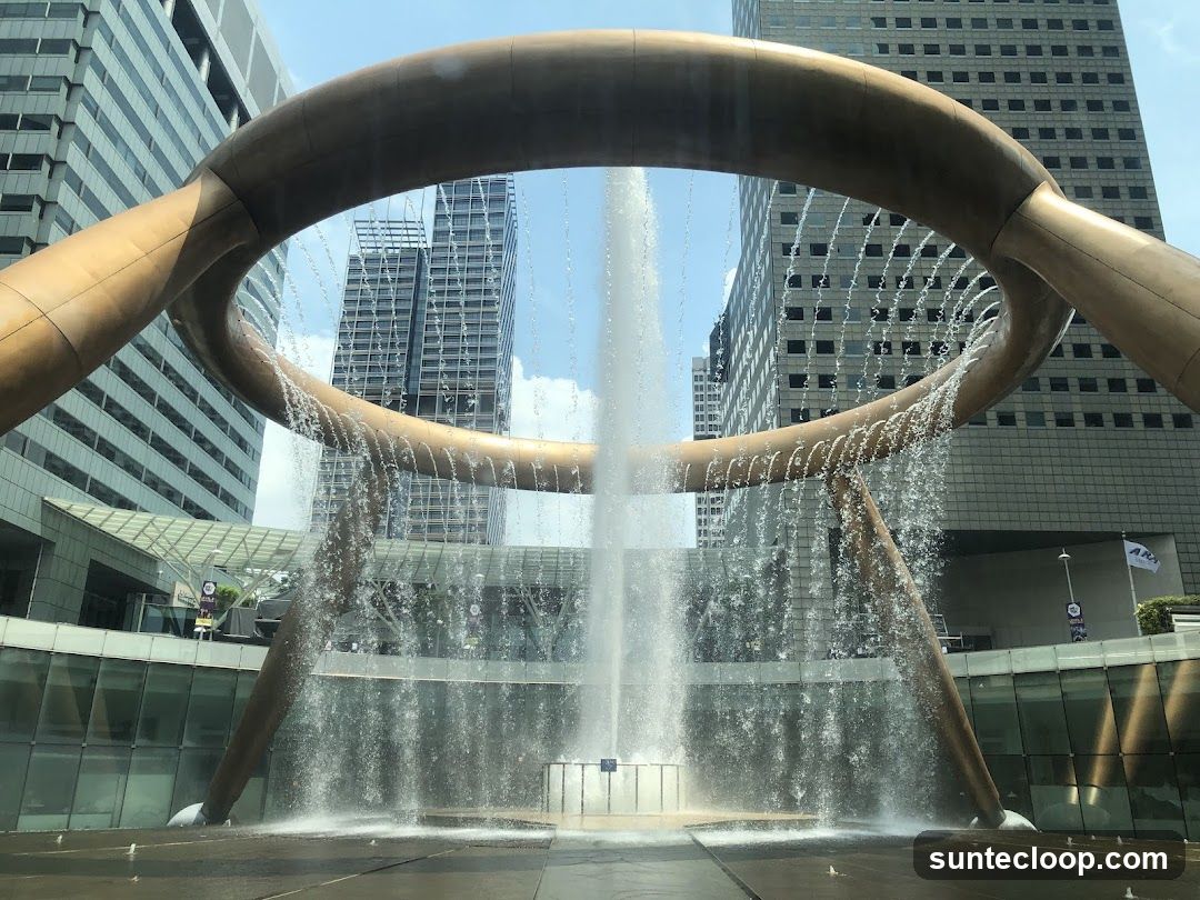 Fountain in a City Square