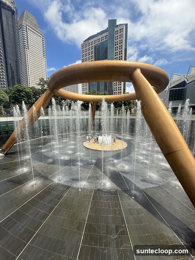Fountain in a City Square