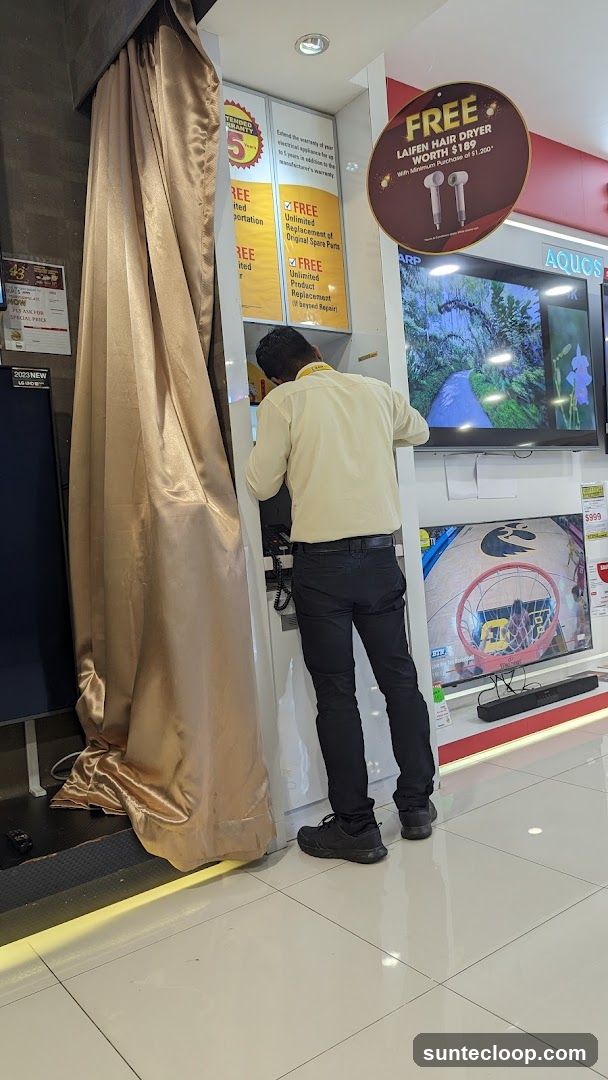 Electronics Store Display