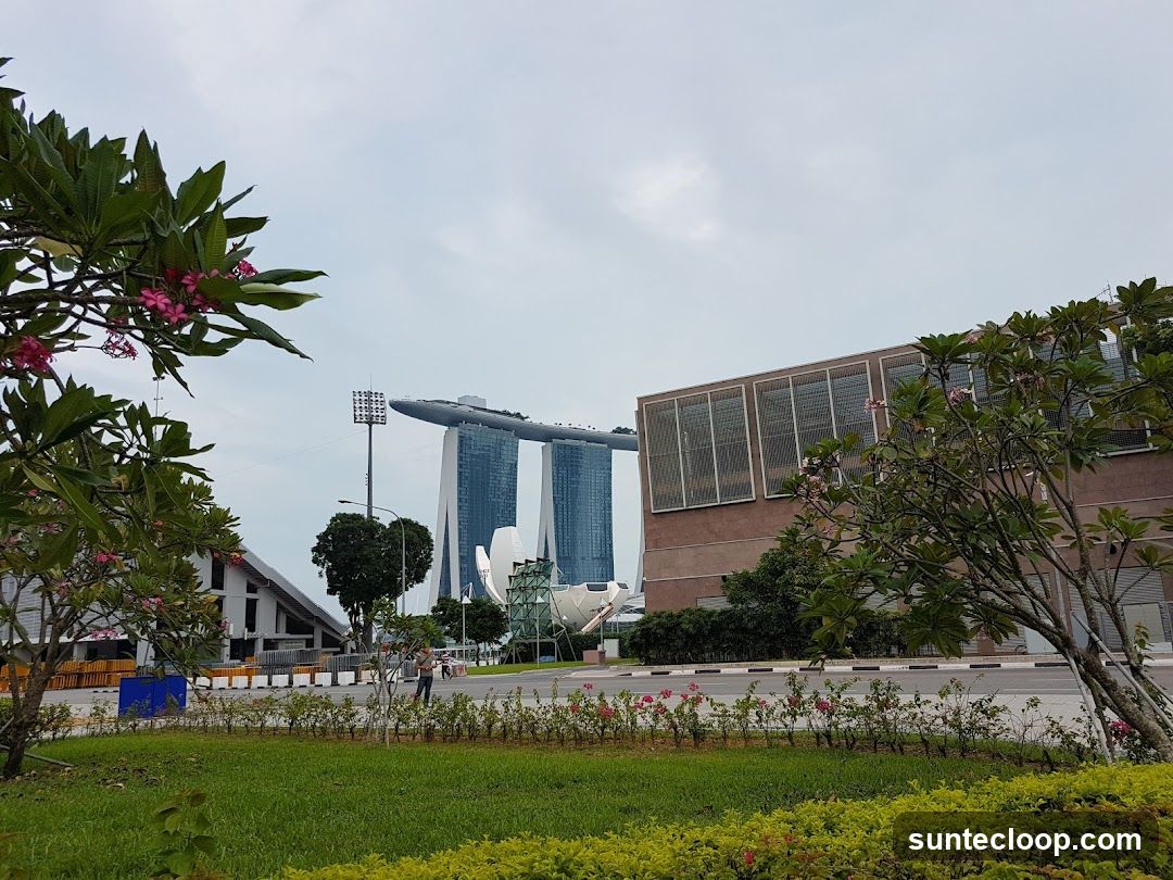 Marina Bay Sands and surrounding area