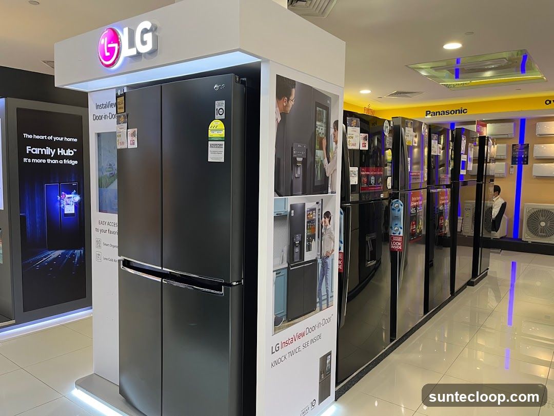 LG Refrigerator Display