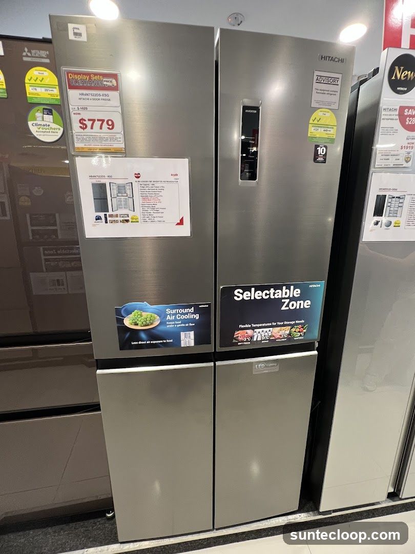 Hitachi Refrigerator Display
