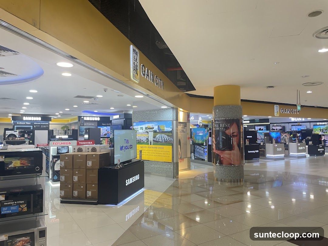 Electronics Store Interior