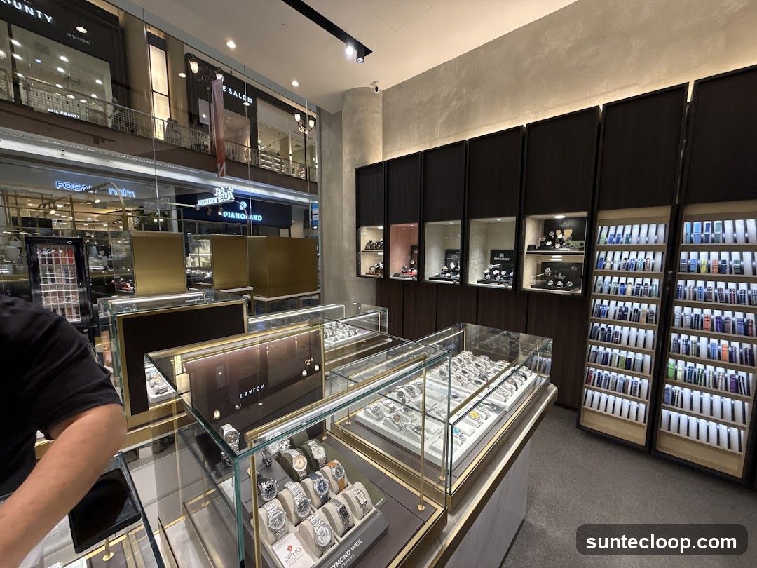 Watch Store Interior