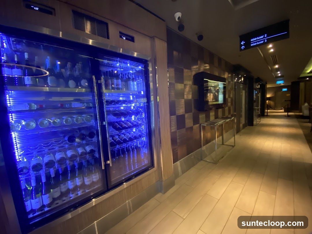 Wine Display and Hallway