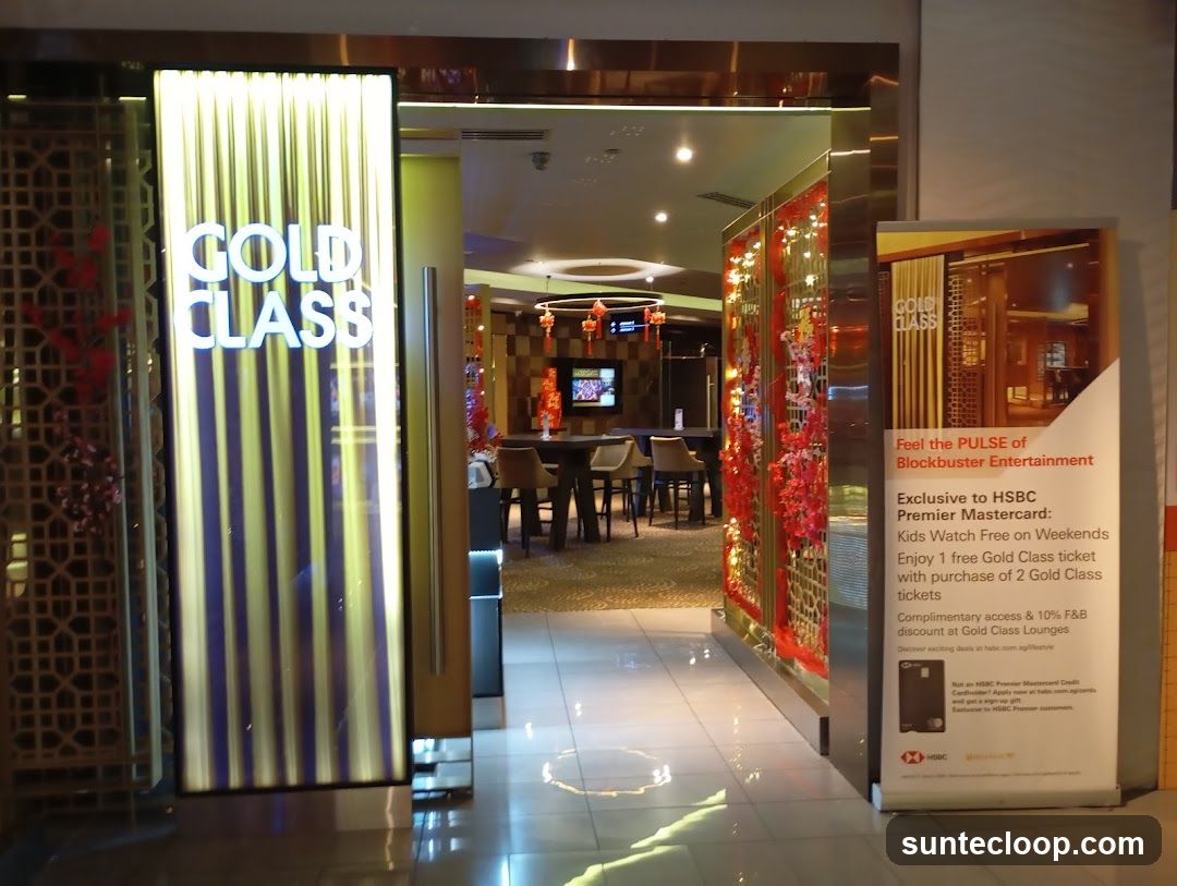 Gold Class Entertainment Advertisement