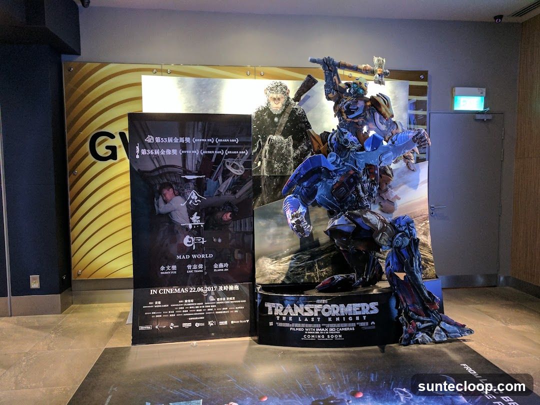 Movie promotional display