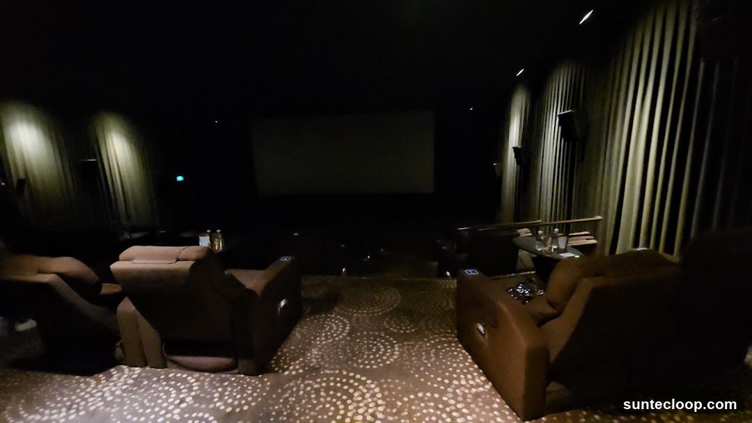 Cinema Interior with Reclining Seats