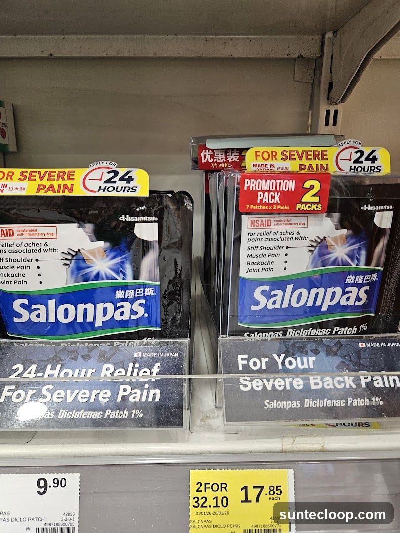 Salonpas Pain Relief Patches