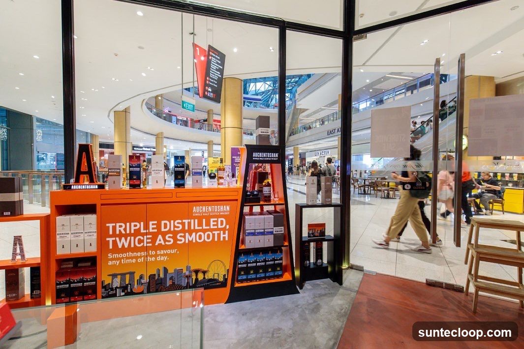 Auchentoshan Whisky Display