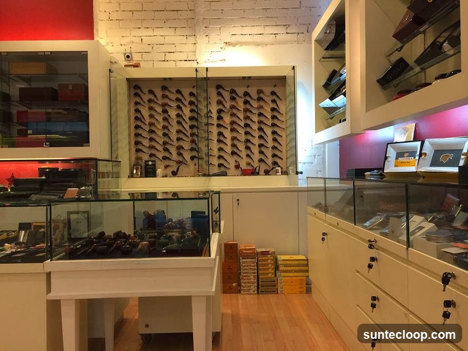 Cigar and Pipe Shop Interior