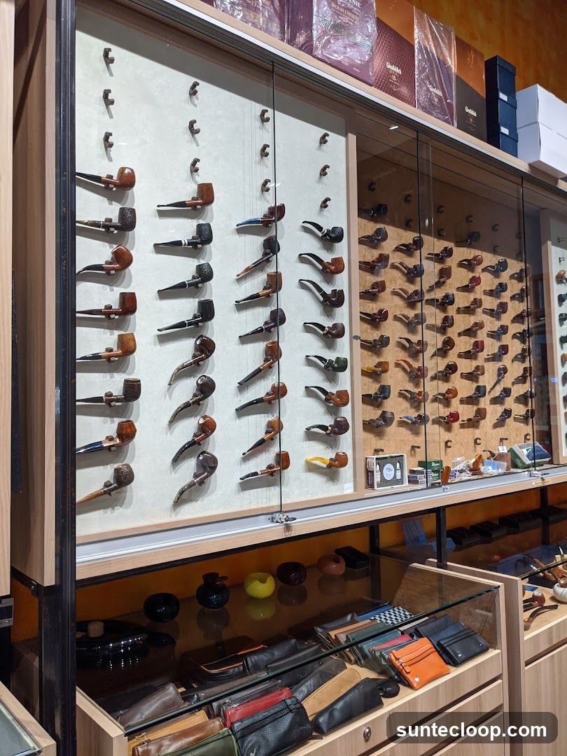 Display of Pipes and Accessories