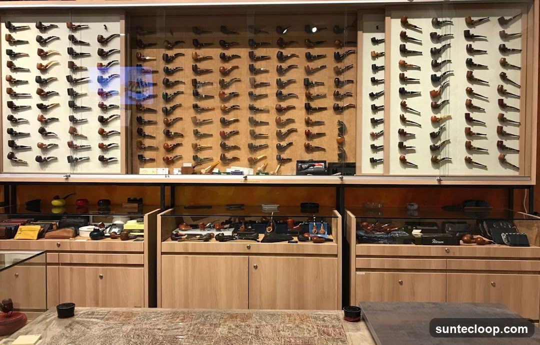 Display of Pipes and Accessories