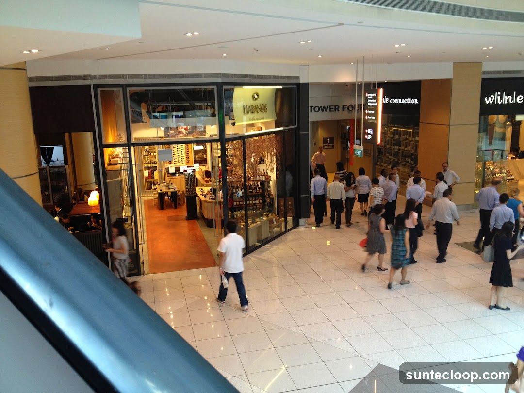 People walking in a shopping mall