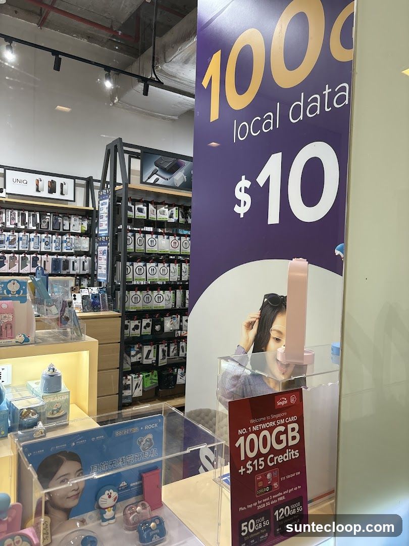 Mobile Phone Accessories and SIM Card Promotion
