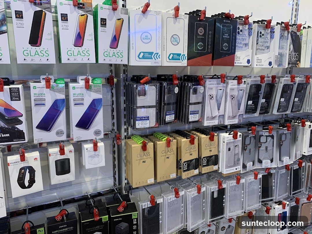 Phone Accessories Display